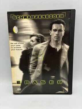 DVDEraser Arnold Schwarzenegger 1996 Warner Bros DVD R Action Thriller Movie